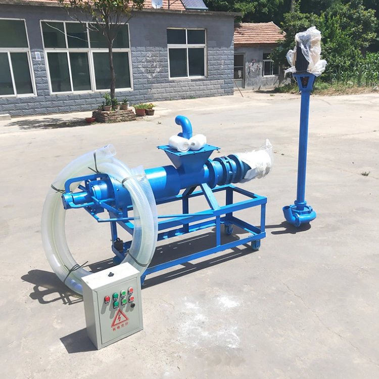 Chicken Manure Dewatering and Drying Machine Solid Liquid Manure Separator Animal Manure Solid Liquid Separator Manure Solid Liquid Separator