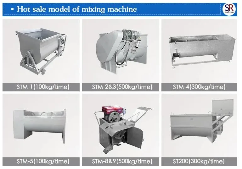 Mushroom Substrate Mixer Machine Mushroom Cultivation Powder Blender Mixing Equipment